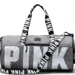 Maroon VS Pink duffle bag